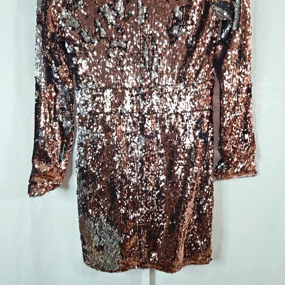 Lulus Sequins Mini Party Dress Size Large - Picture 7 of 7